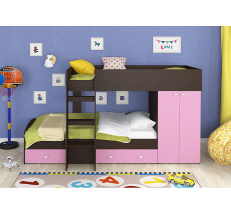 Двухъярусная кровать для детей Golden Kids-2, спальные места 200х90 см